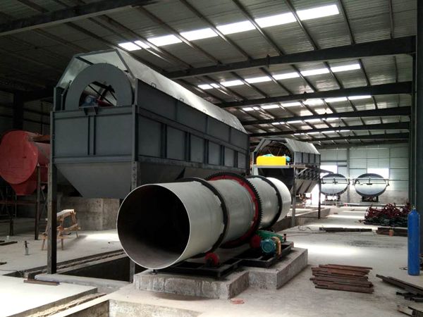 泰安銘德機械有限公司甘肅臨澤十萬(wàn)噸有機肥項目安裝